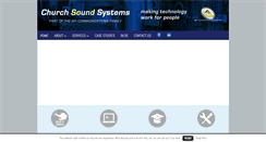 Desktop Screenshot of churchsoundsystems.co
